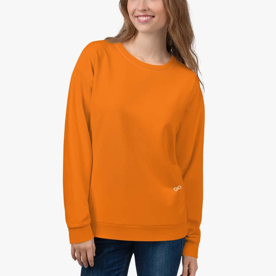 Fleece Sweatshirt Orange