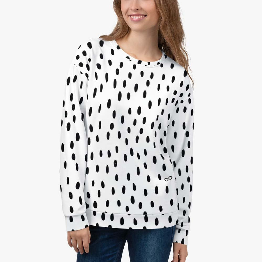 Fleece Sweatshirt "Dots"