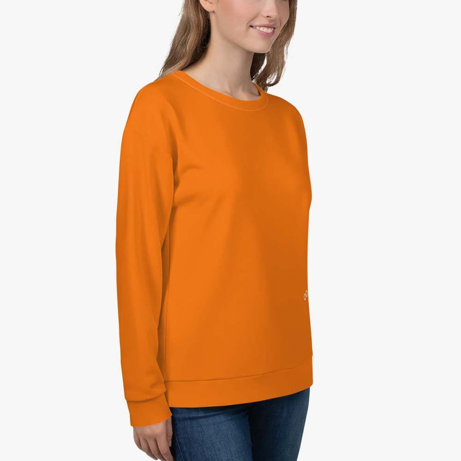 Fleece Sweatshirt Orange