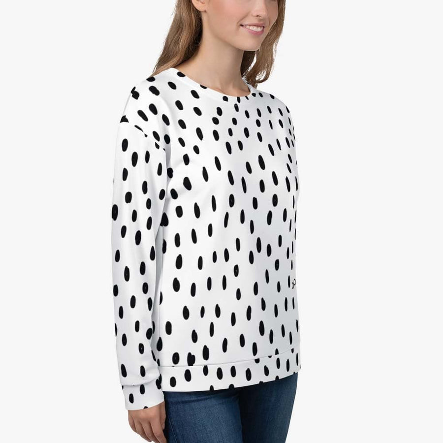 Fleece Sweatshirt "Dots"
