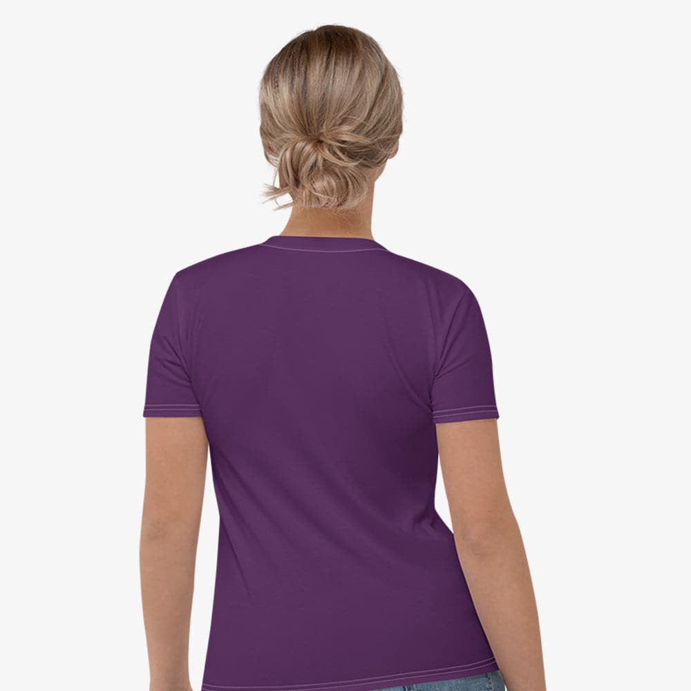 Plum Monochrome Stretchy Tee