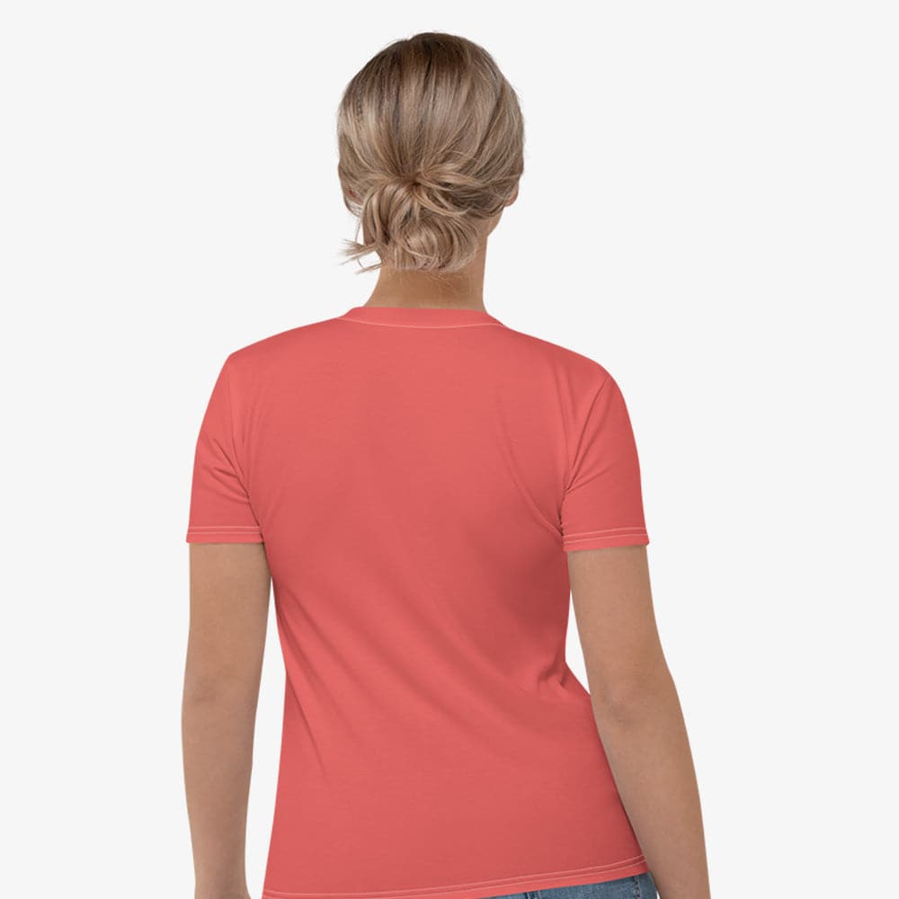 Coral Monochrome Stretchy Tee