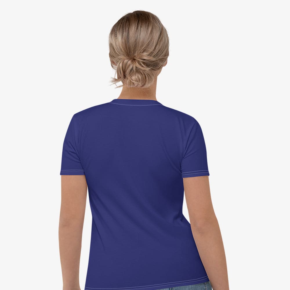 Electric Blue Monochrome Stretchy Tee
