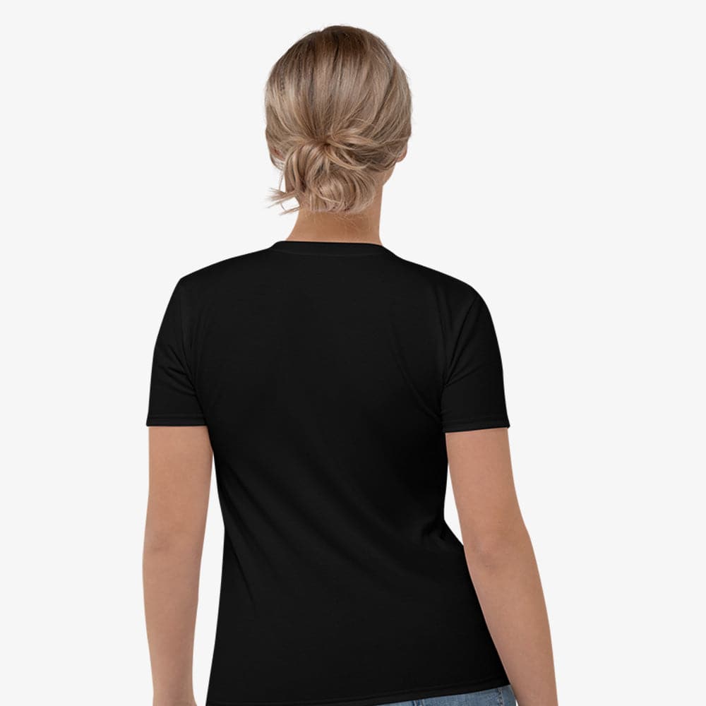 Black Monochrome Stretchy Tee