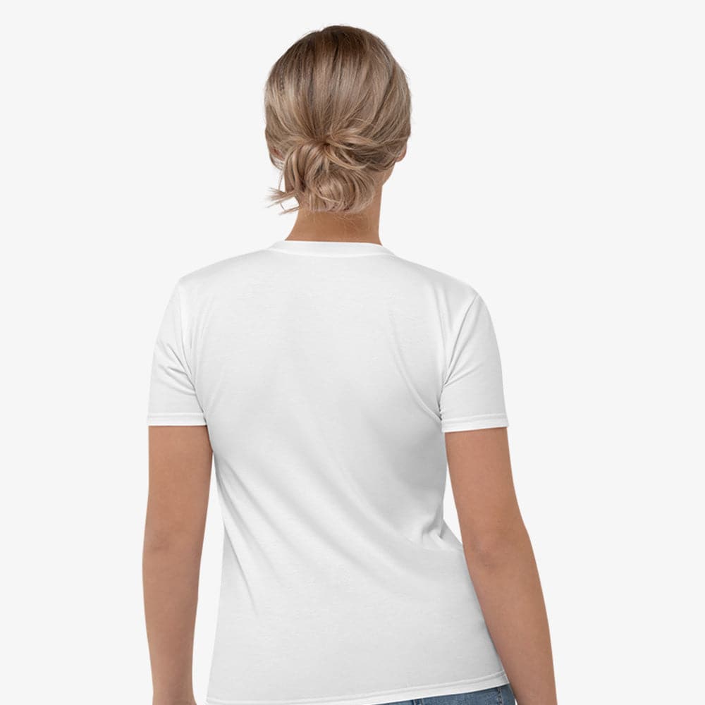 White Monochrome Stretchy Tee