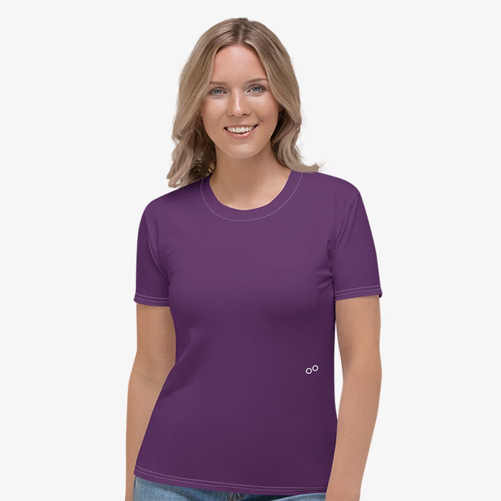 Plum Monochrome Stretchy Tee
