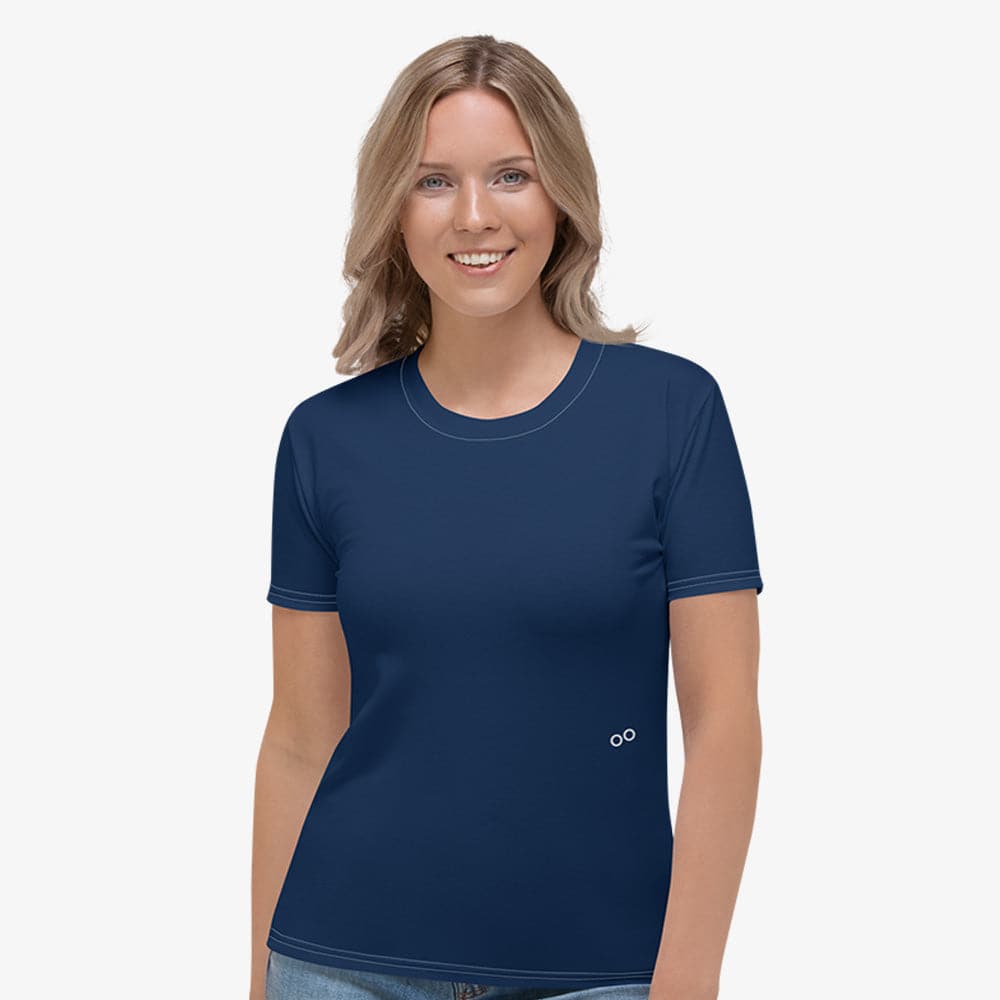 Indigo Monochrome Stretchy Tee