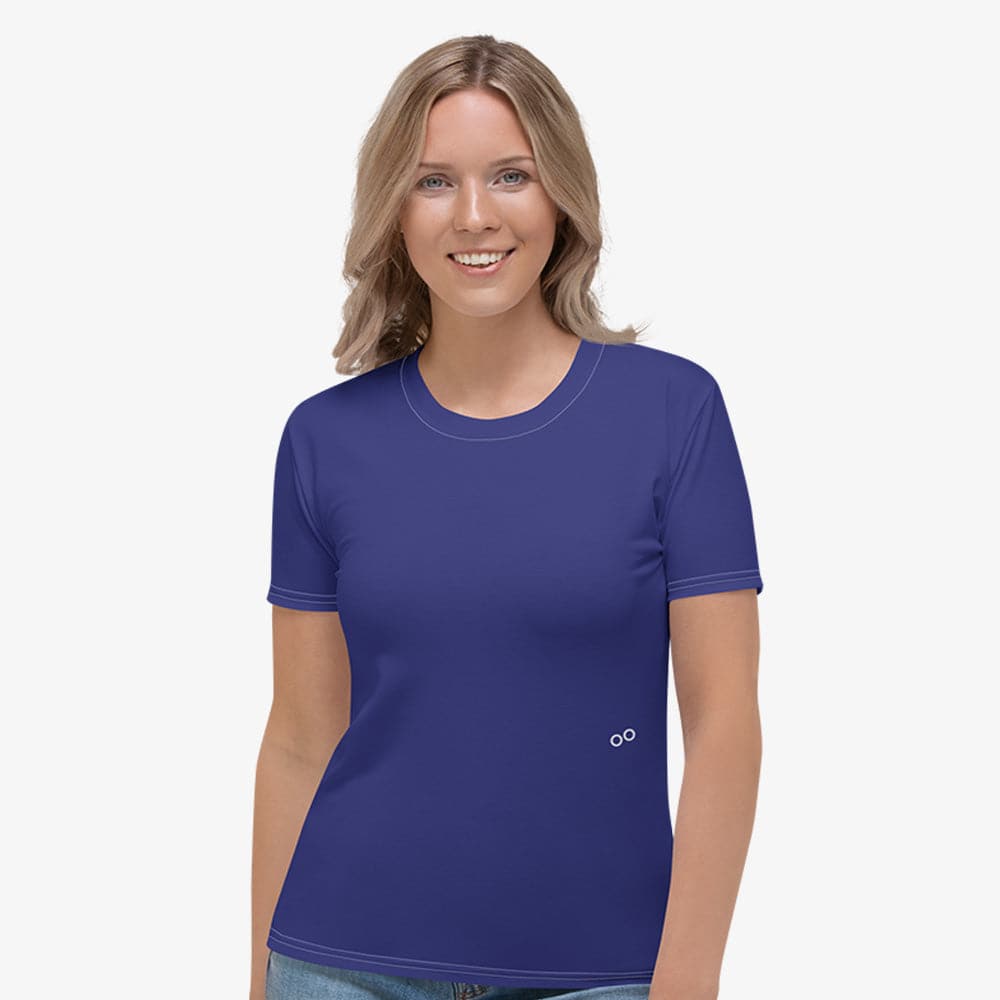 Electric Blue Monochrome Stretchy Tee
