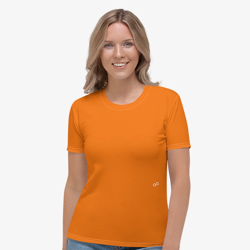 Orange Monochrome Stretchy Tee