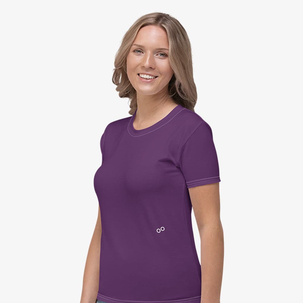 Plum Monochrome Stretchy Tee