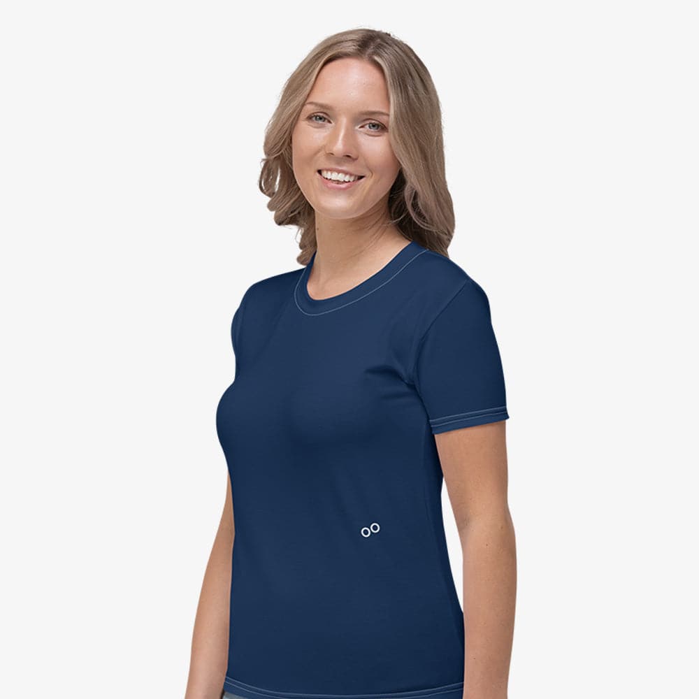 Indigo Monochrome Stretchy Tee
