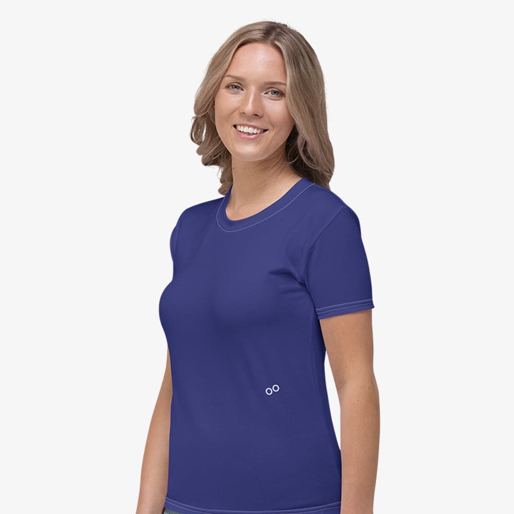 Electric Blue Monochrome Stretchy Tee