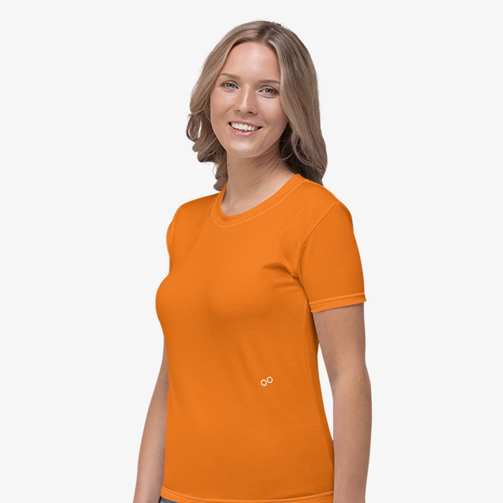 Orange Monochrome Stretchy Tee