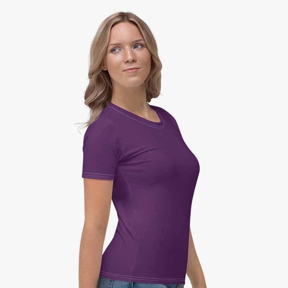 Plum Monochrome Stretchy Tee