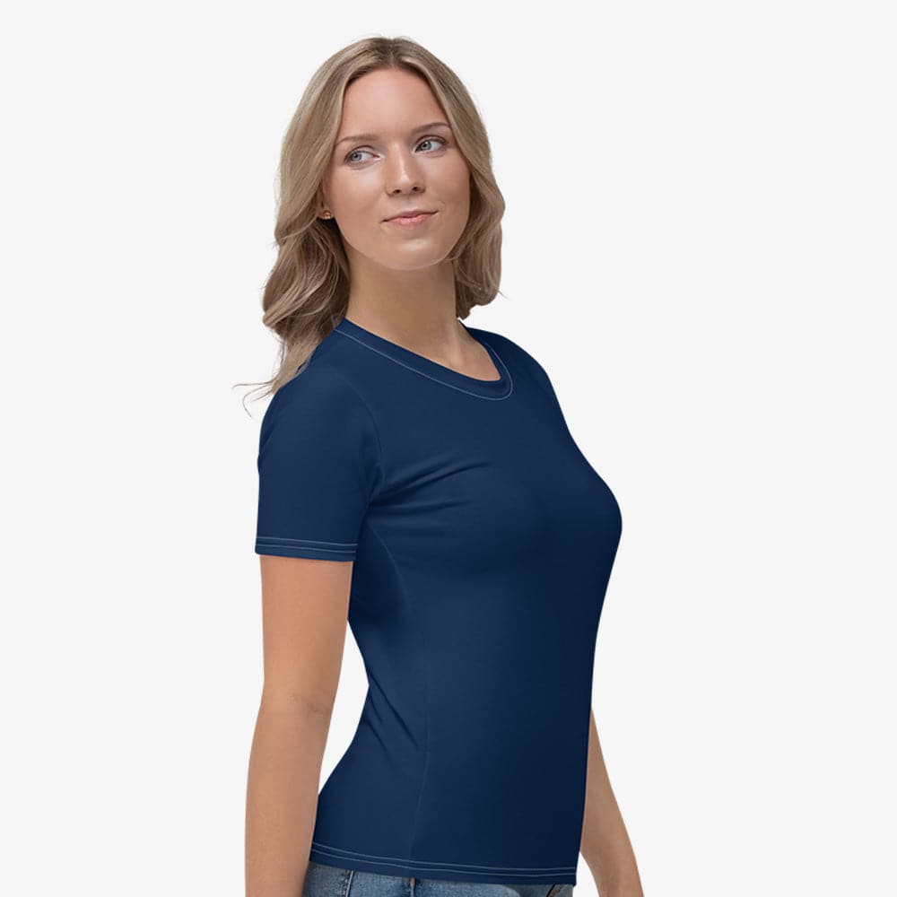 Indigo Monochrome Stretchy Tee