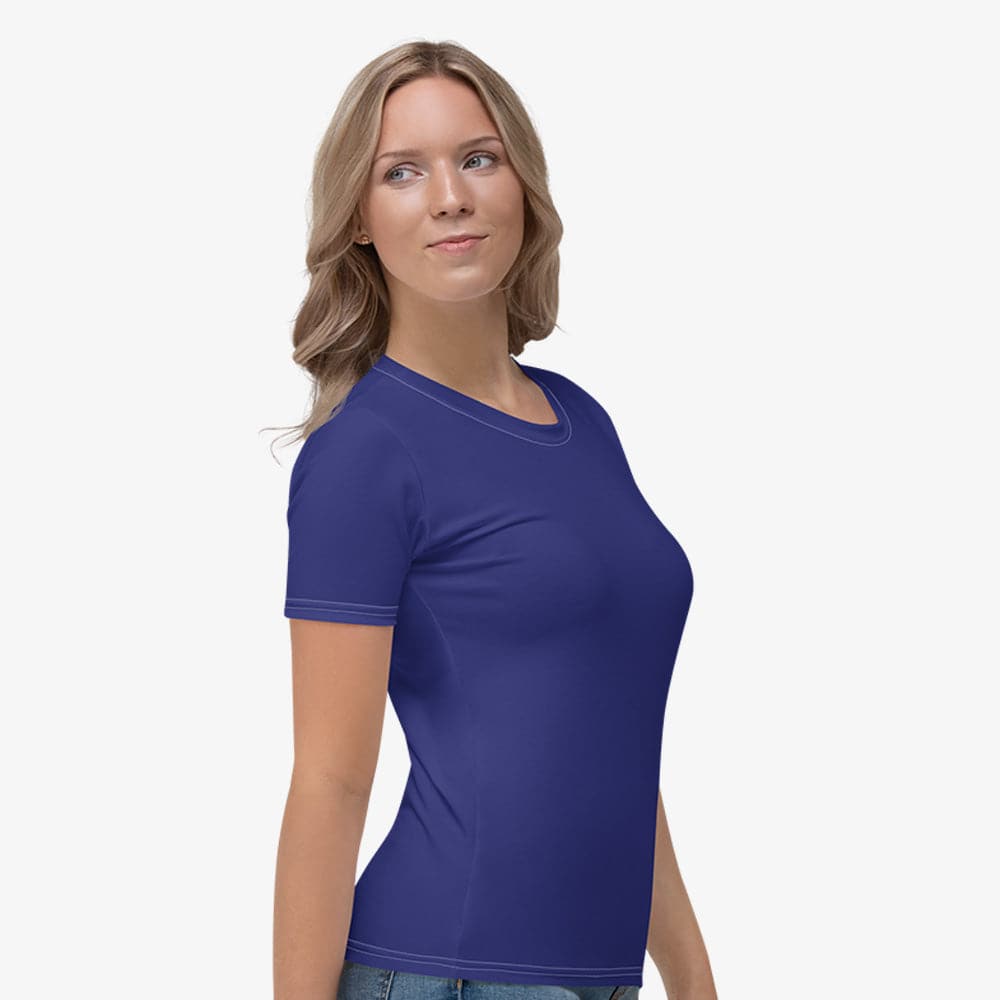 Electric Blue Monochrome Stretchy Tee