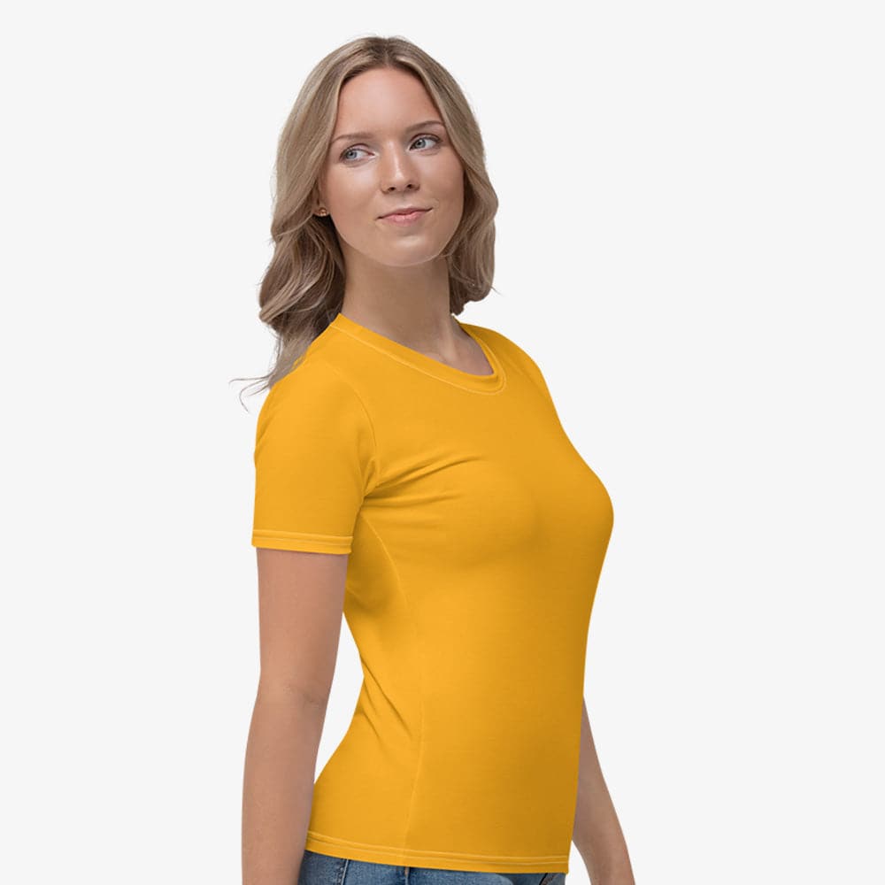 Yellow Monochrome Stretchy Tee