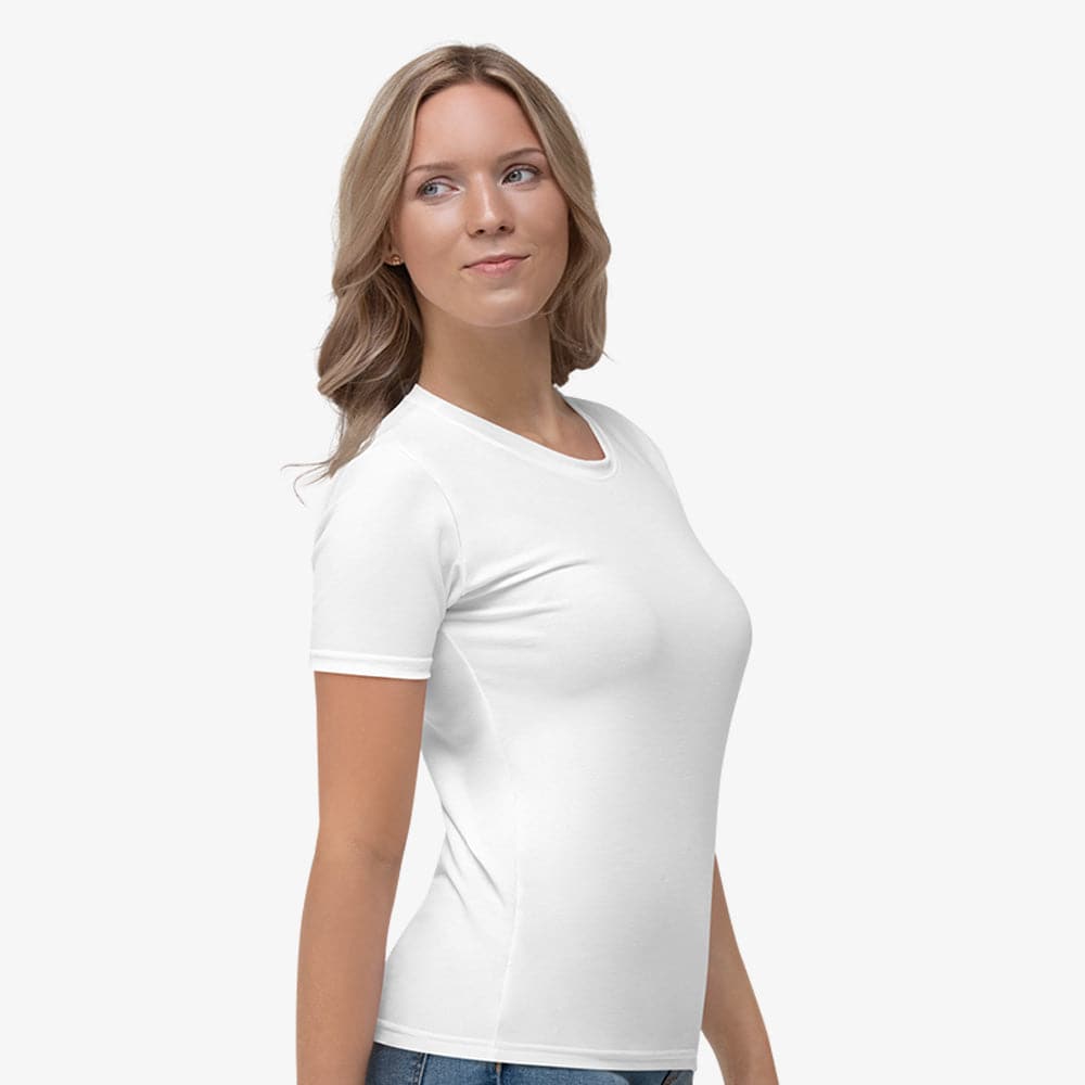 White Monochrome Stretchy Tee