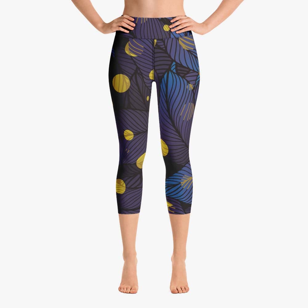 Fireflies Capris – Blue/Yellow
