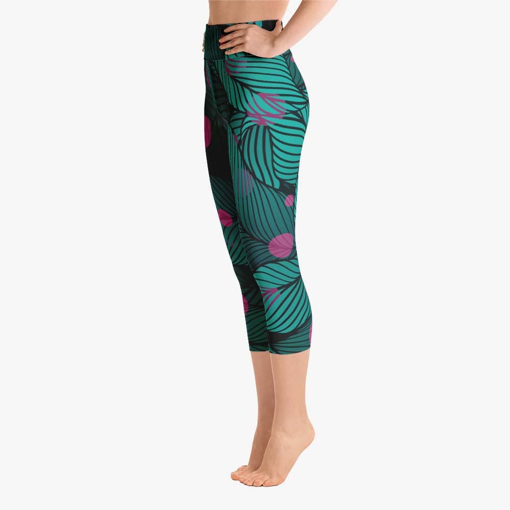 Fireflies Capris – Green/Pink