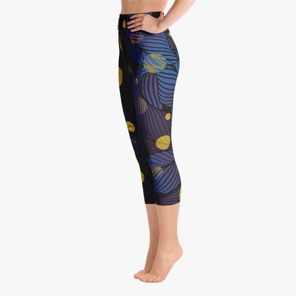 Fireflies Capris – Blue/Yellow