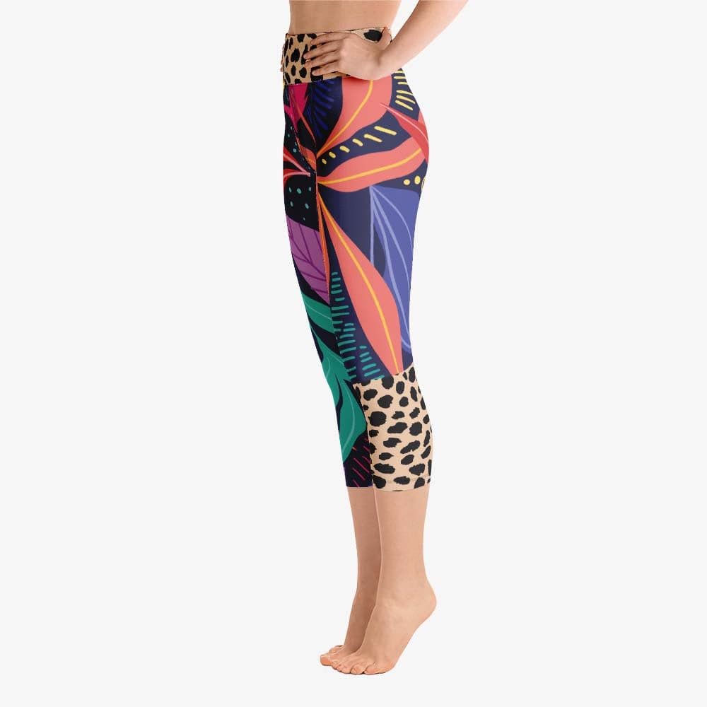Animal Leaves Capris