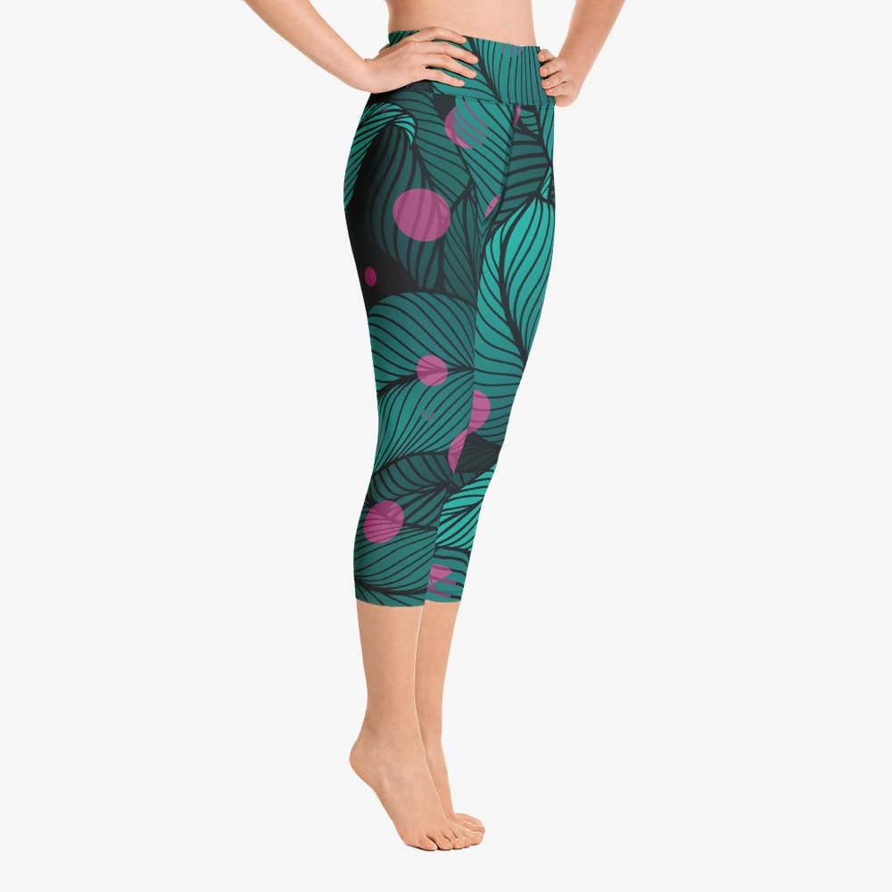 Fireflies Capris – Green/Pink