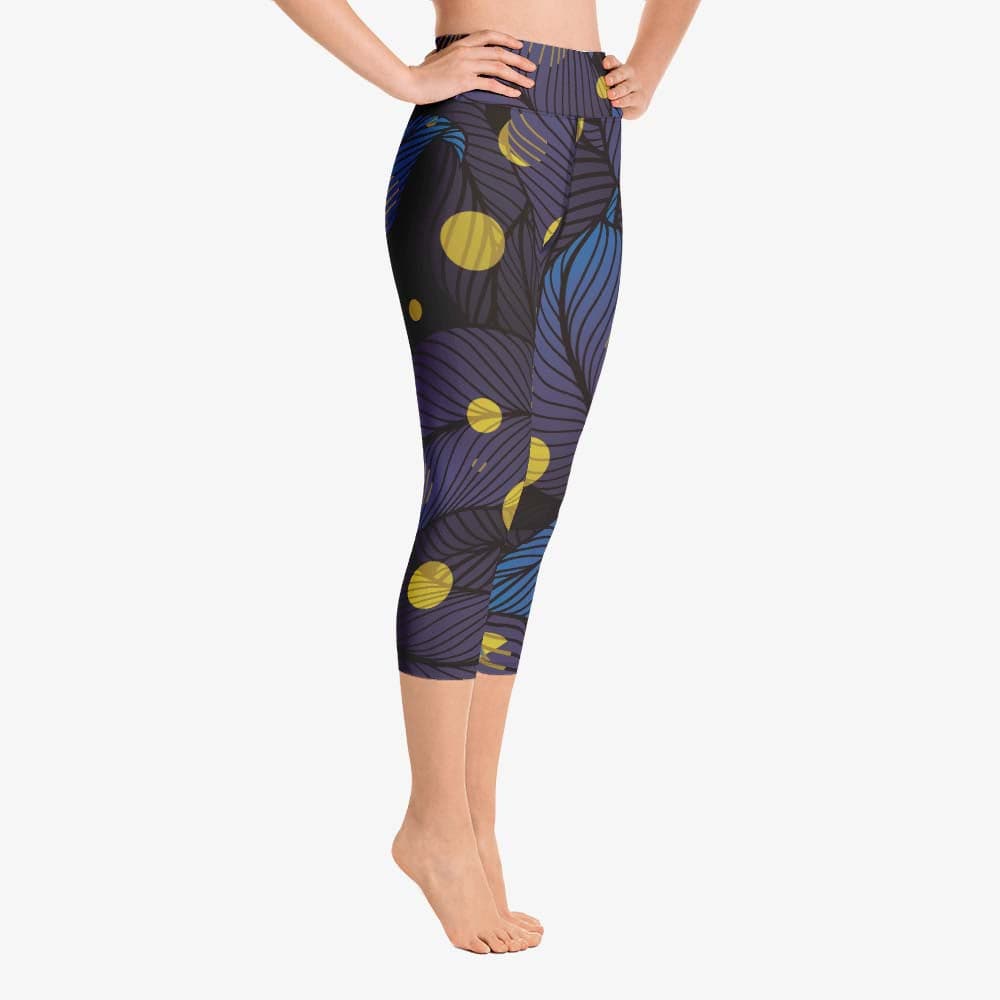 Fireflies Capris – Blue/Yellow