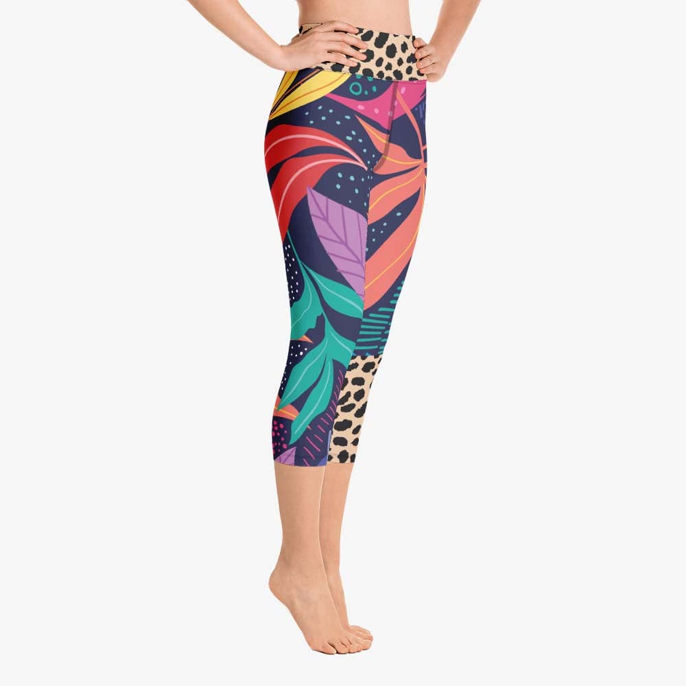 Animal Leaves Capris