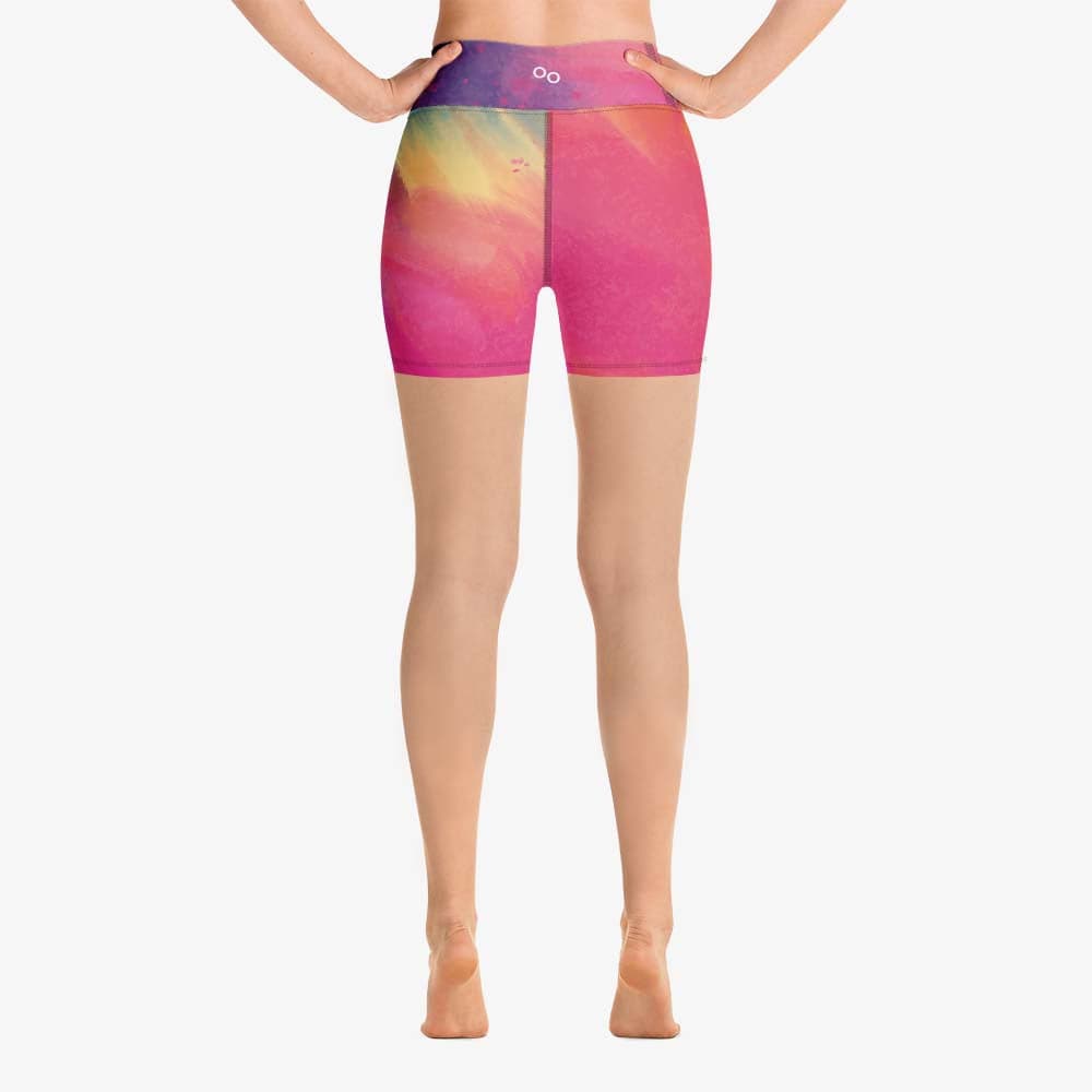 Cosmic Splash Yoga Shorts