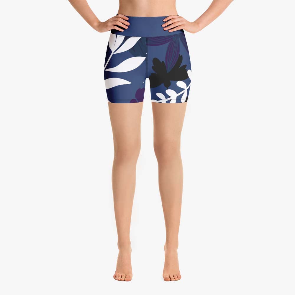 Night Garden Yoga Shorts