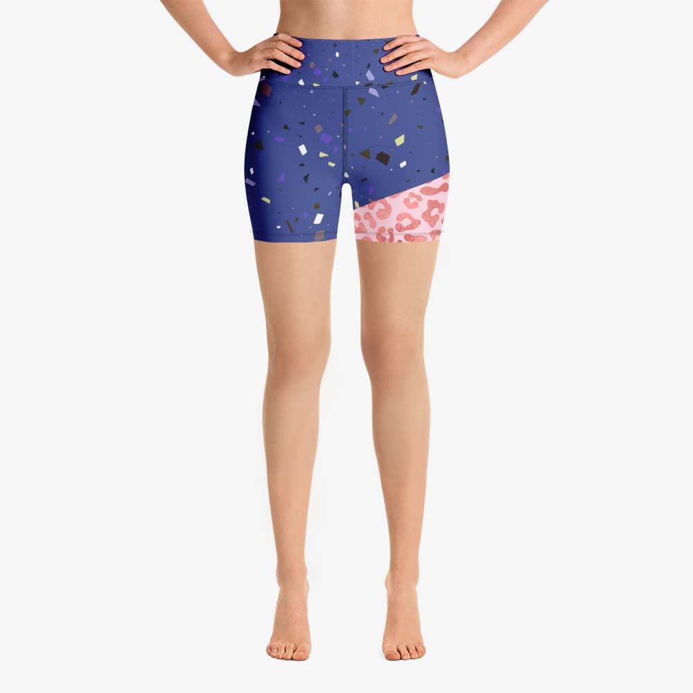 Wild Confetti Yoga Shorts