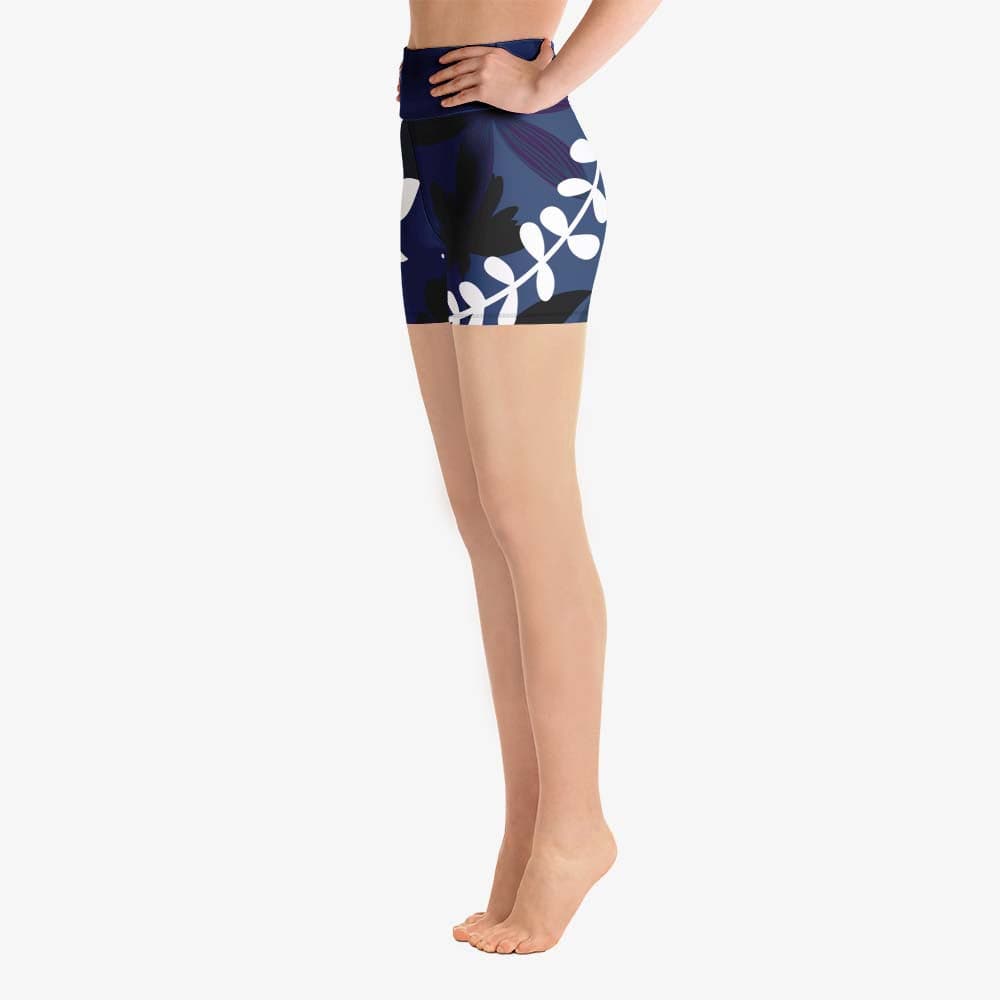 Night Garden Yoga Shorts