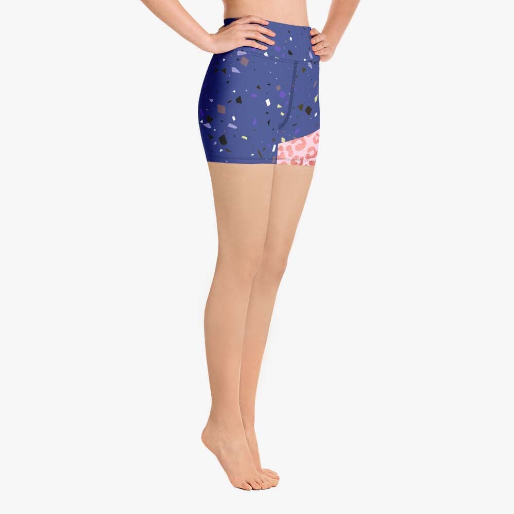 Wild Confetti Yoga Shorts