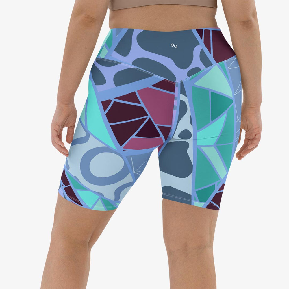 Mosaic Biker Shorts