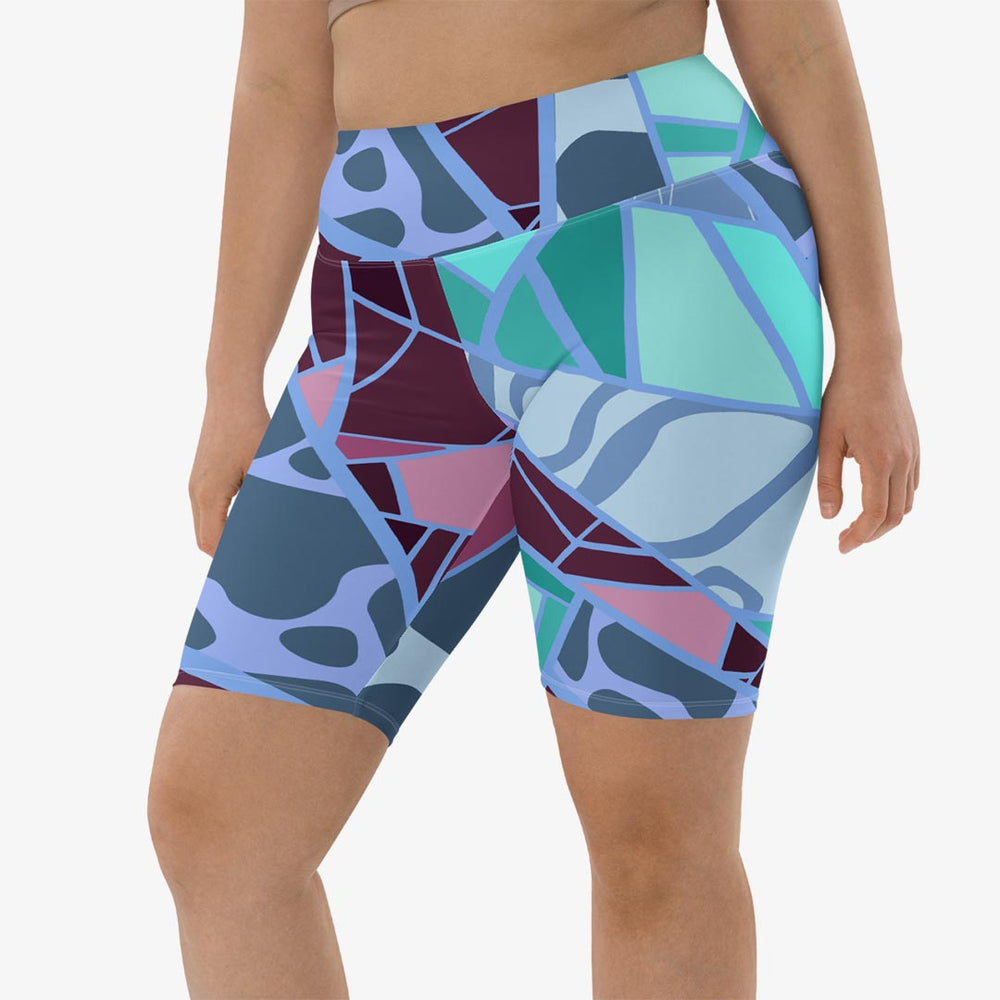 Mosaic Biker Shorts