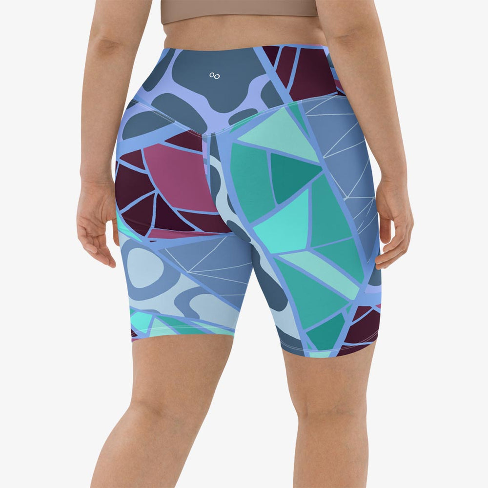 Mosaic Biker Shorts
