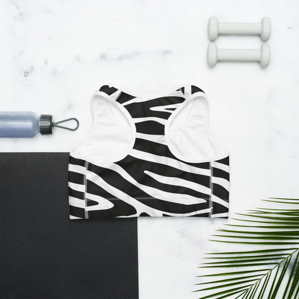 Zebra Sports Bra