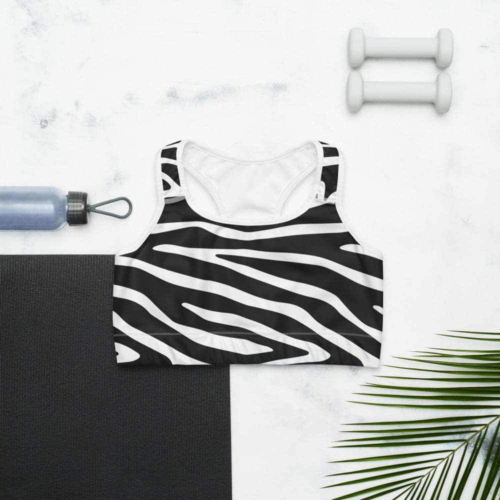 Zebra Sports Bra