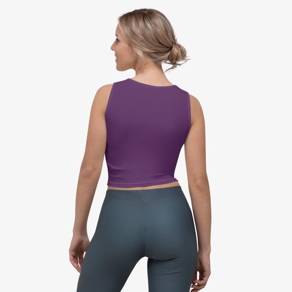 Plum Monochrome Crop Top