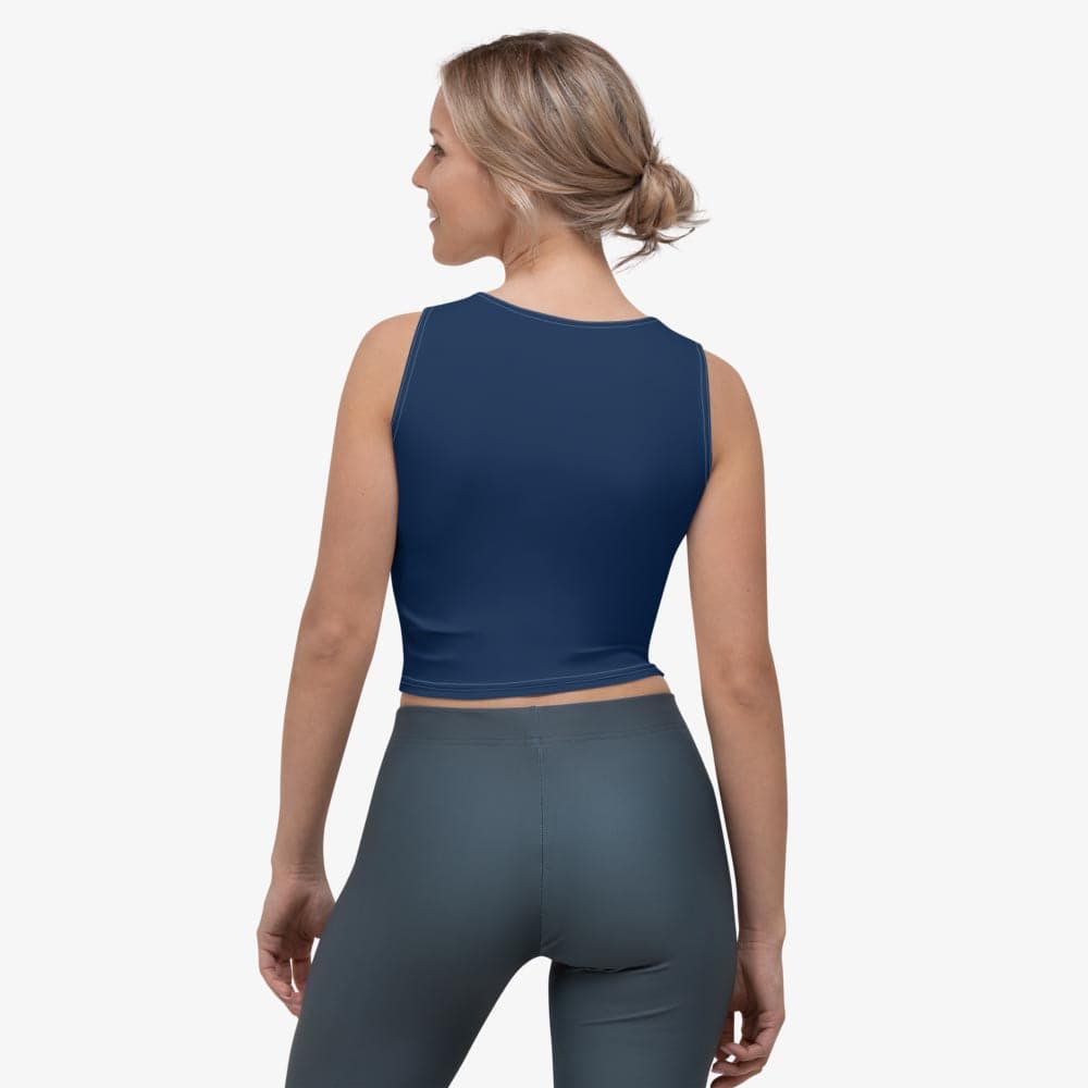 Indigo Monochrome Crop Top