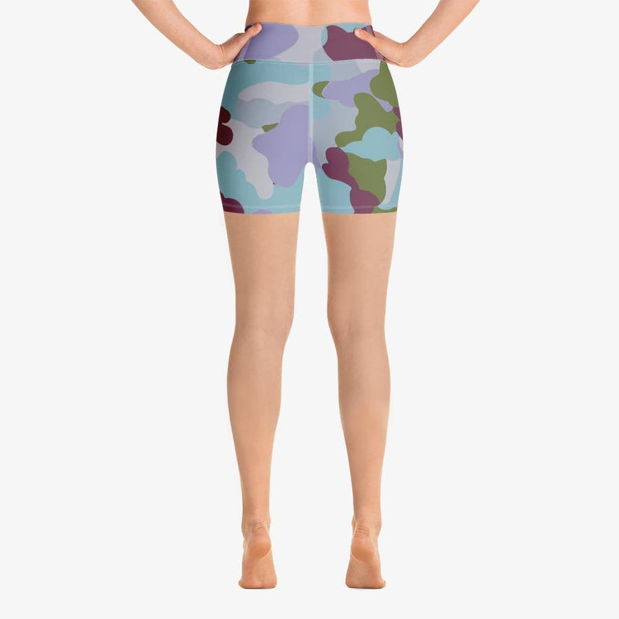 Camouflage Shorts "HappyCamo" Lilac/Green