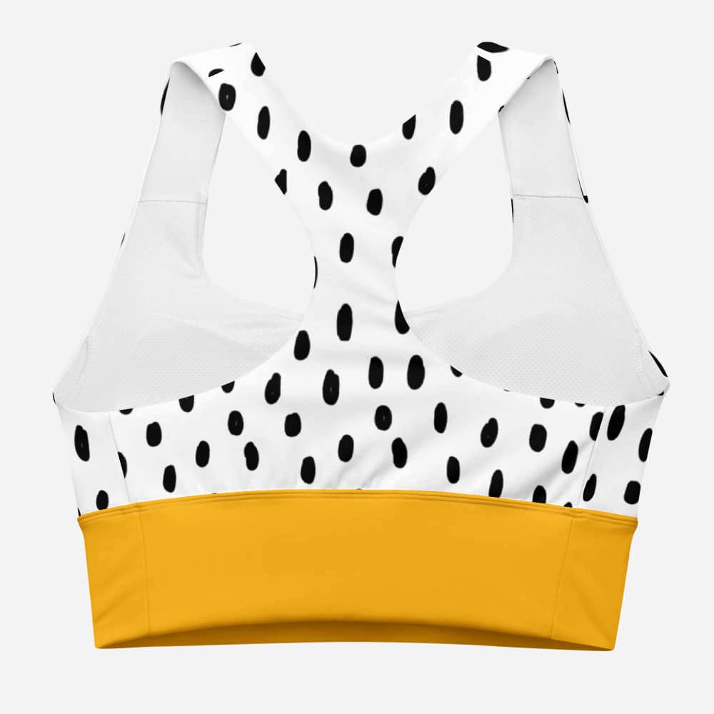 Dots High Impact Bra – Yellow