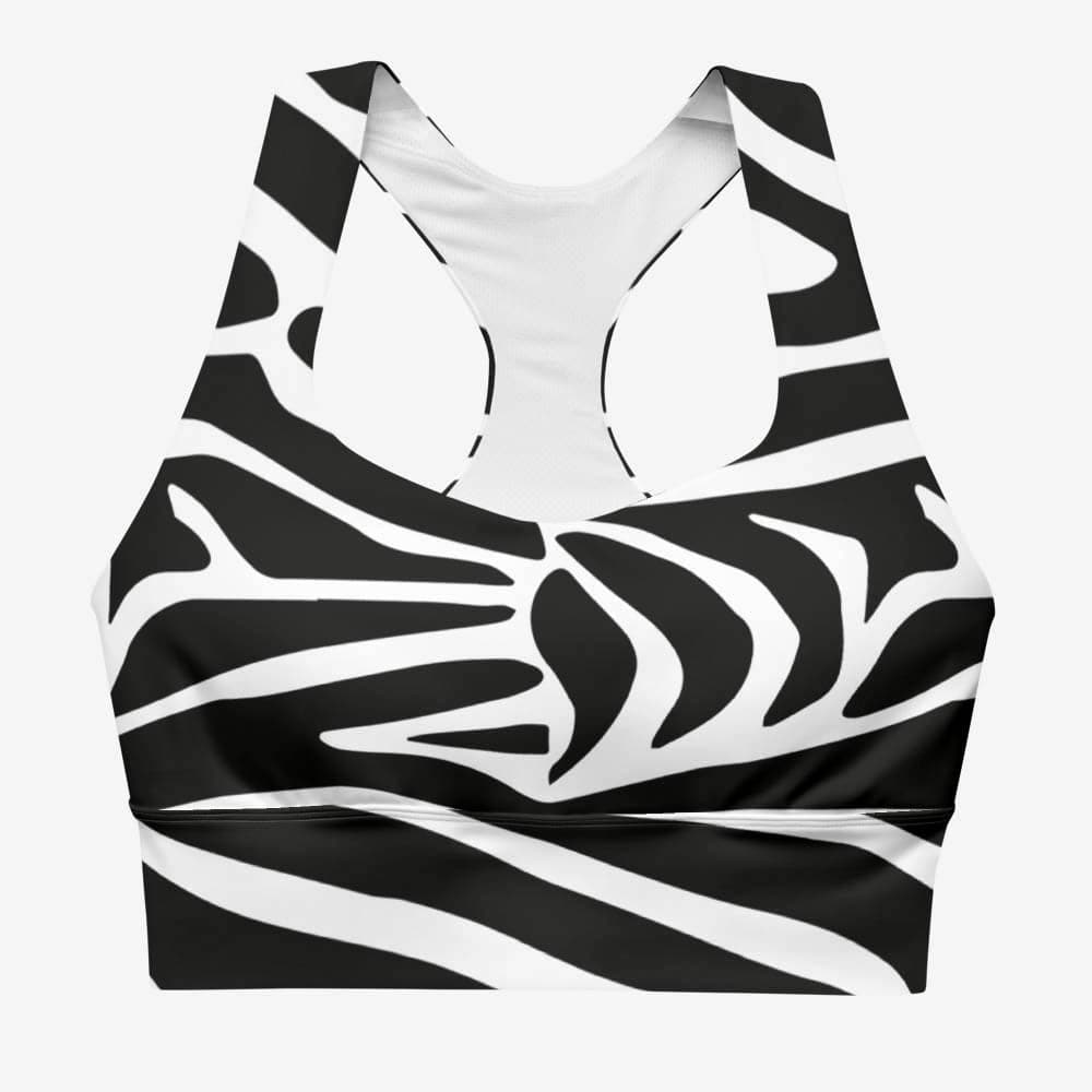 Zebra High Impact Bra