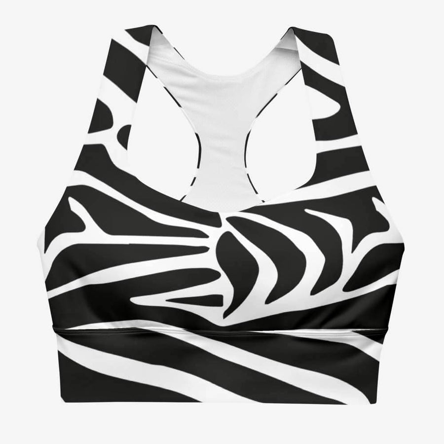 High Impact Bra "Zebra" Black / White