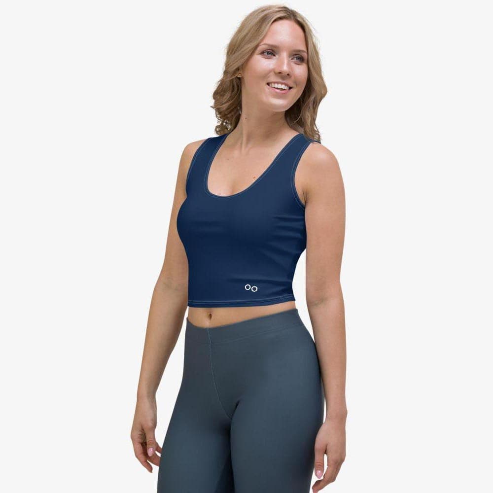 Indigo Monochrome Crop Top