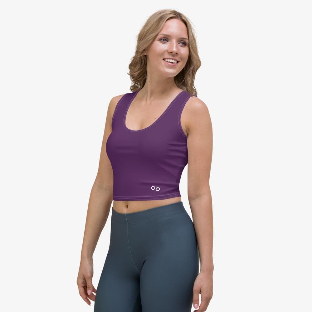 Plum Monochrome Crop Top