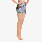 WAREHOUSE Camouflage Shorts "HappyCamo" Lilac/Green